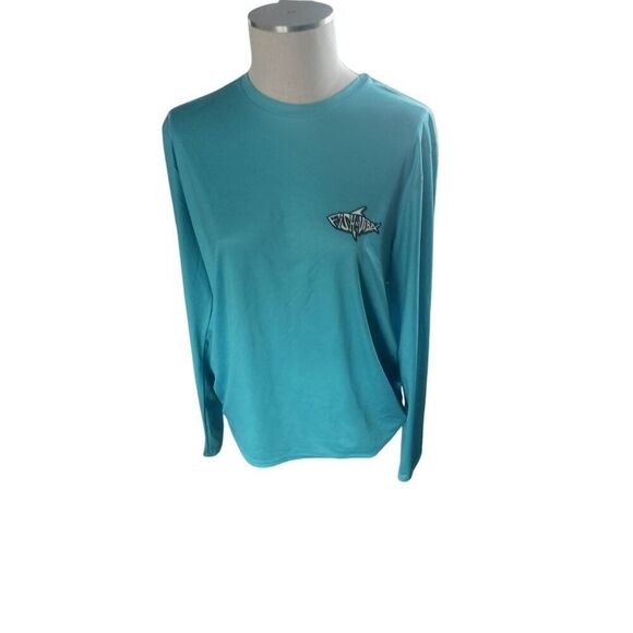 Fish vibe SPF protection new with tags medium men's graphic - Picture 1 of 3